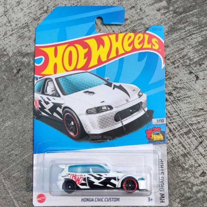 Hot Wheels - Honda Civic Custom EG Putih 2023