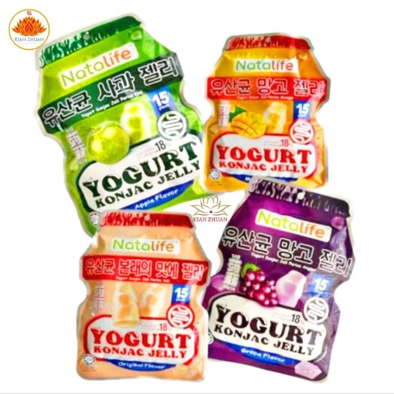 

Natalife Yogurt Konjac Jeli 300gr (20g×15Pcs)