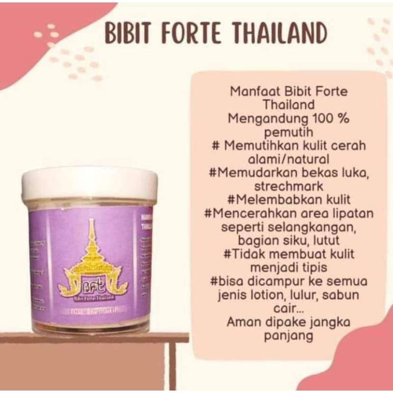 bibit Forte Thailand/bibit pemutih(bisa cod)