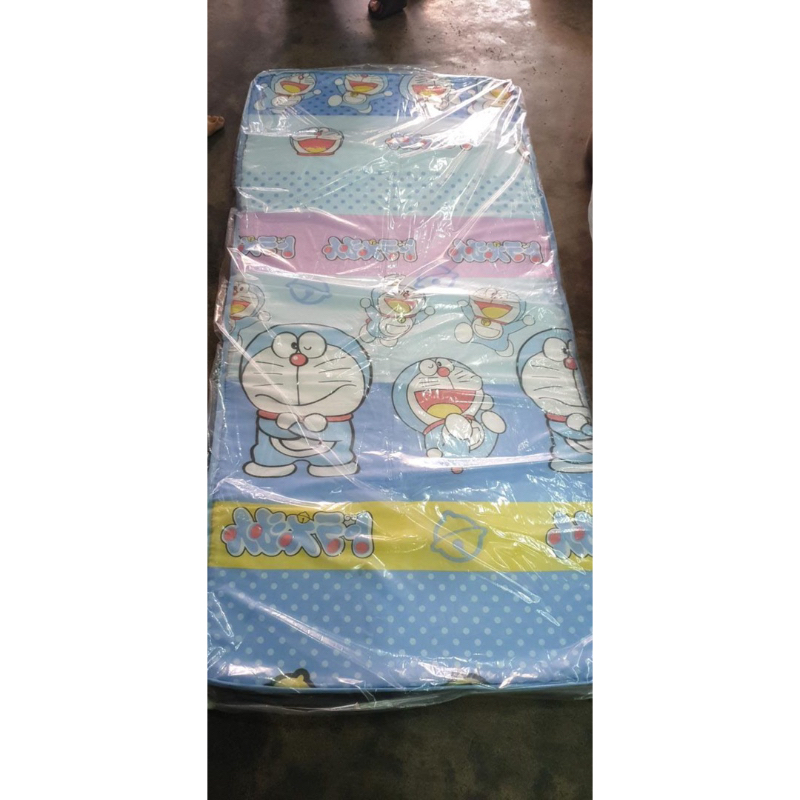Kasur Busa Lipat dilengkapi Bantal untuk 1 orang tidur