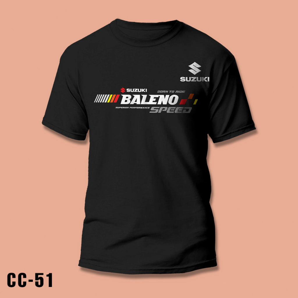 Kaos T-shirt Otomotif Distro Mobil SUZUKI BALENO CC-51