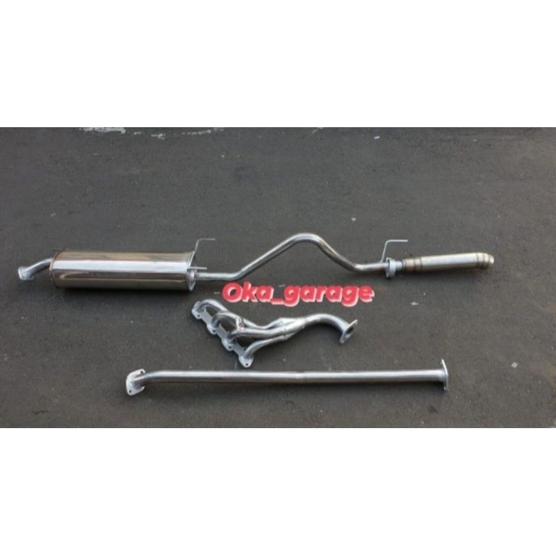 Knalpot kijang kapsul diesel fullset
