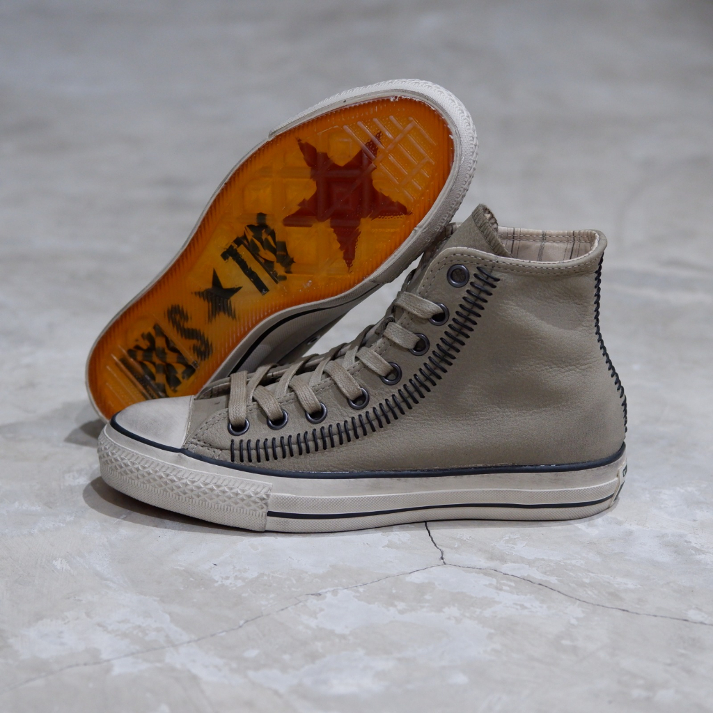 JOHN VARVATOS X CONVERSE CHUCK TAYLOR HI ARTISAN STITCH DRILL