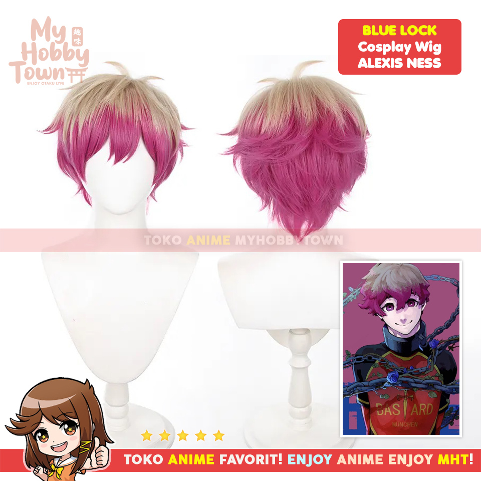 Wig Cosplay Anime Blue Lock : Alexis Ness Rambut Palsu