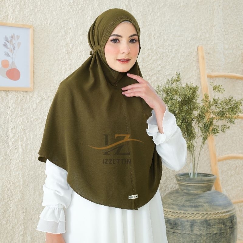 HIJAB BERGO CRINKLE AIRFLOW PREMIUM IMPORT BERGO MARYAM PLUS KONEKTOR MASKER