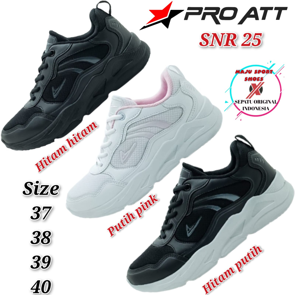 PRO ATT SNR 25 - Sepatu sneakers olahraga perempuan original / sepatu pro att wanita / sepatu sekola