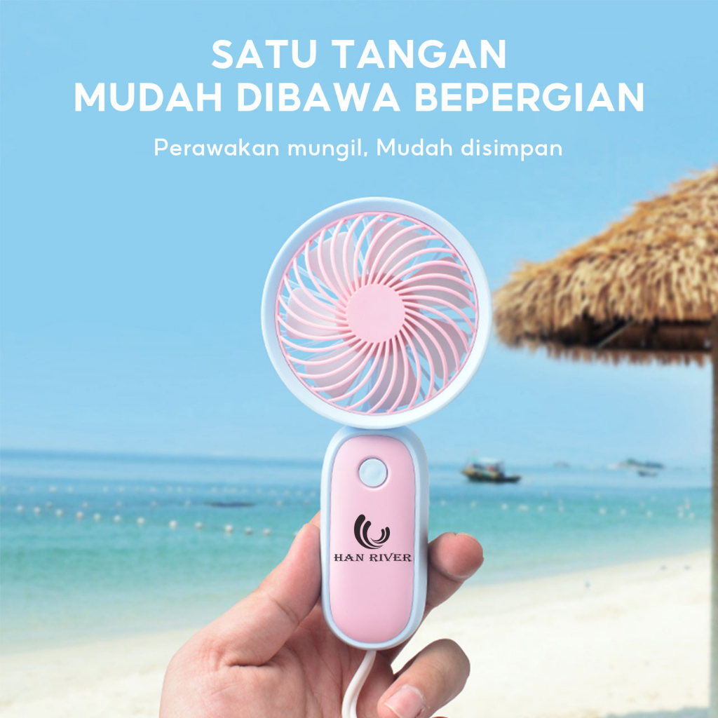 HAN RIVER kipas Angin Portable Kipas Angin Mini Kipas Mini Portable USB /HRFS02