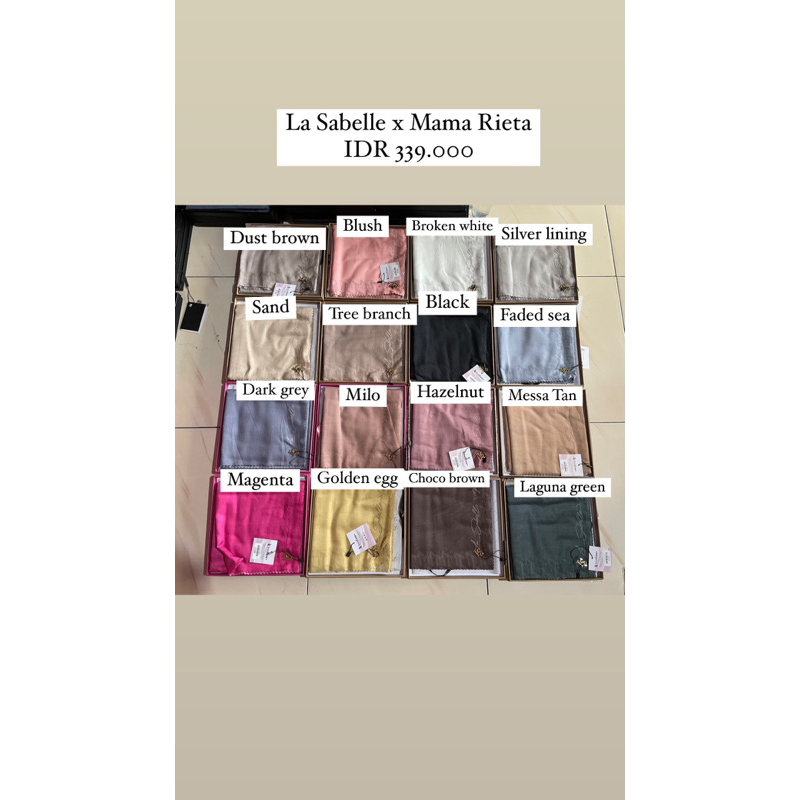 ✨LA SABELLE X MAMA RIETA ✨