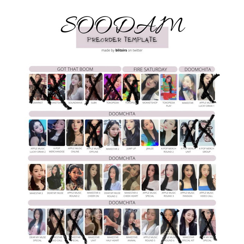 [READY INDO] POB Soodam era Doomchita, Fire Saturday, Got That boom secret number gmarket mokket sou