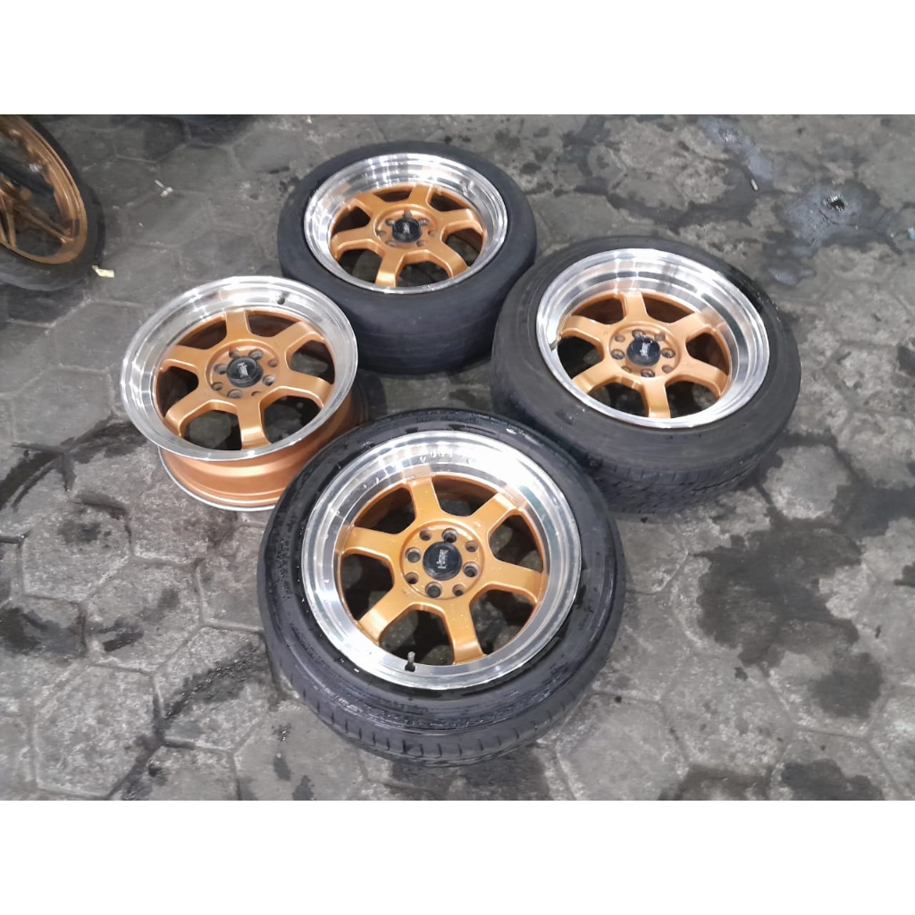 Velg Bekas Celong Hsr TOKYO RIFU Velg Ring 16 TE37 Brio Jazz Freed Avanza City Mobilio Vios Dll