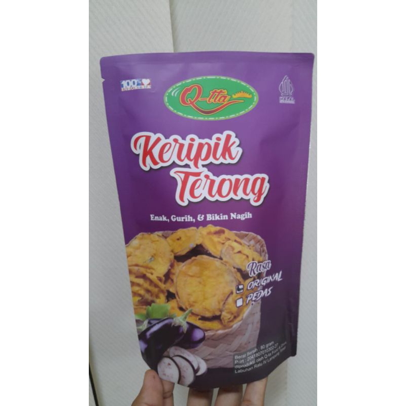 

Q-tta Keripik Terong Original/Pedas 80 gram