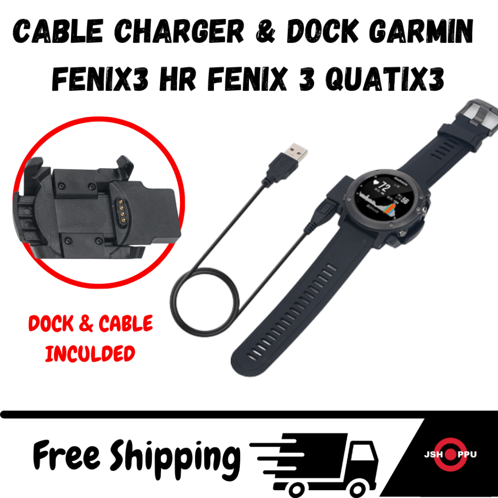 Kabel Charger Garmin Fenix 3 HR USB Data Kabel Charger Garmin Fenix 3 HR / Fenix 3 Data Sync