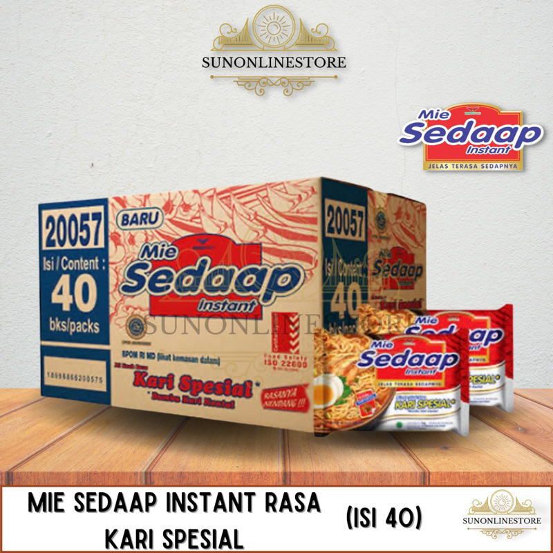 

Mie Sedaap Instan Rasa Kari Spesial 1 Dus (Isi 40)