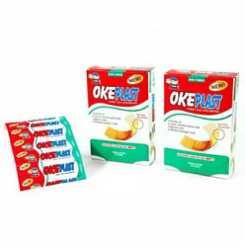 ( 1 PK ) OKEPLAST / PLASTER OKEPLAST ISI 100 PCS