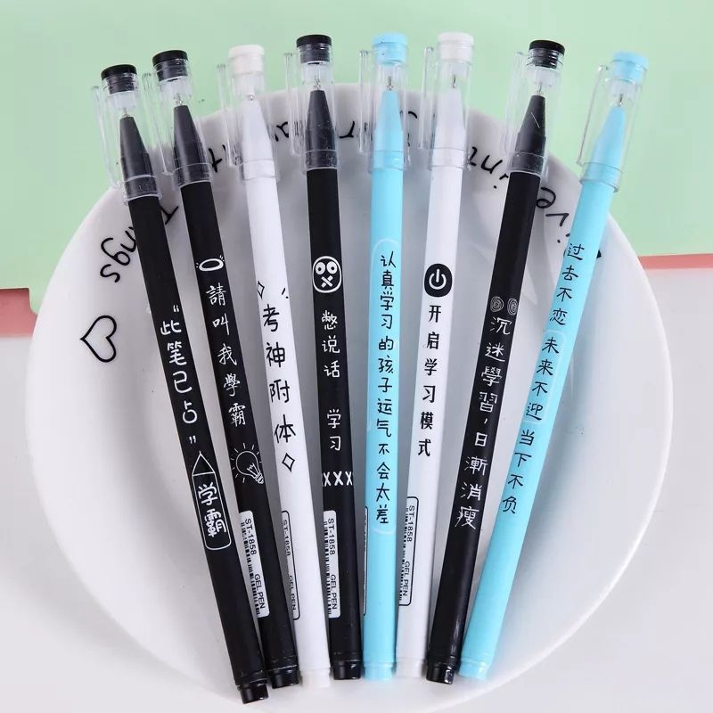 

Pulpen Aksen Japanses Alat Tulis Kerja Pen Tinta Gel Mekanik Ujung Lancip Pena Gel 0.5mm Bolpoin Warna Hitam murah Pulpen Gel / Pulpen Aksen Japanses Pelajar & Kantor / Pulpen bisa cod