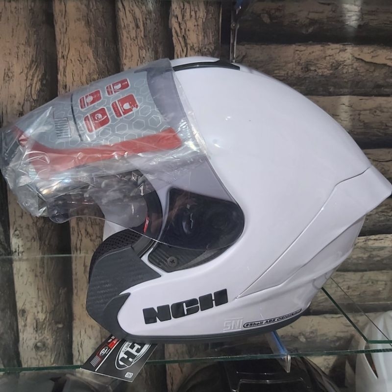 Helm Half Face NCH Sonic Paket Spoiler Gretis