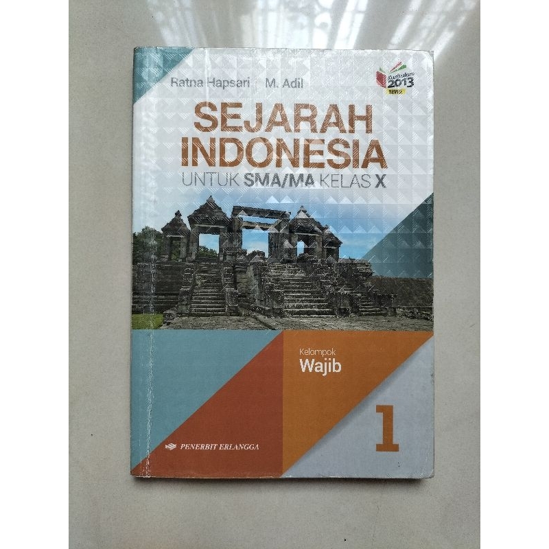 Buku SEJARAH kelas 10 terbitan Erlangga