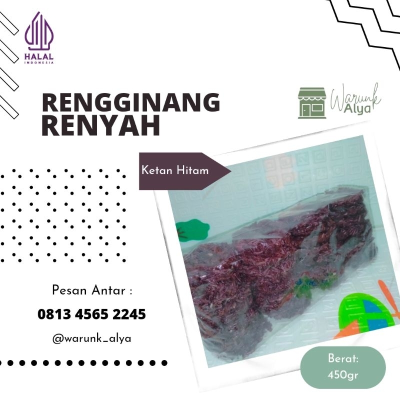 

Rengginang Siap Goreng: Kelezatan Eksotis Terasi Hitam dalam Setiap Gigitan! (500gr)