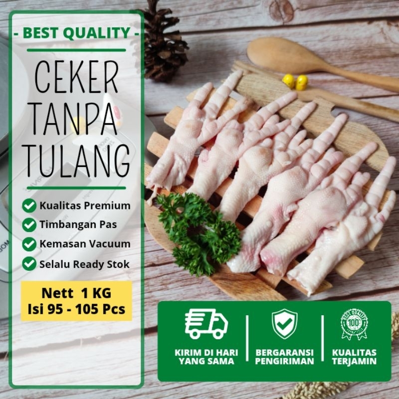 

Ceker Ayam Broiler Tanpa Tulang Frozen 1 Kilo | Ceker Ayam Boneless Frozen | Caker Ayam Tanpa Tulang Korea | Boneless Chicken Feet | Korean spicy | Maeun Dakbal Korean | Korean Food | Dakbal Spicy Chicek Feet