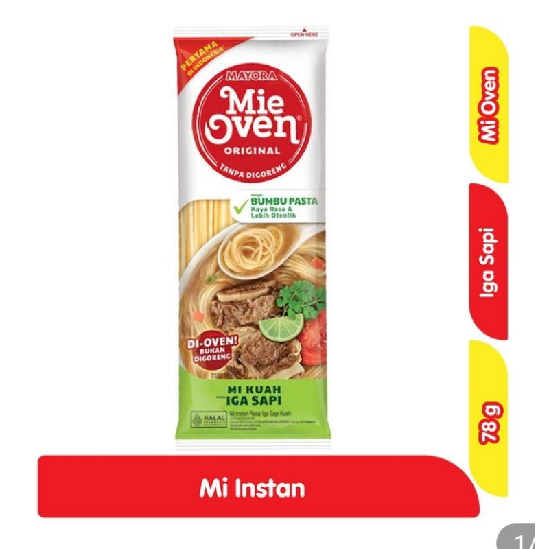 

Mie Oven kuah Iga dan Goreng Bawang