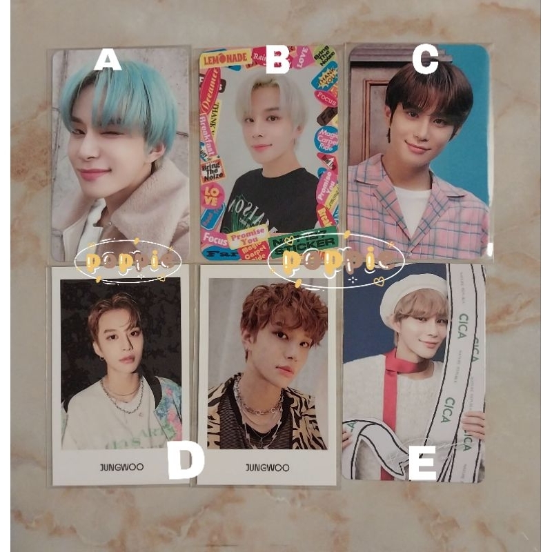 SALE PHOTOCARD NCT 127 JUNGWOO UNIVERSE MD BAKER MUMO STICKER NATREP WINTER POLA WORK IT