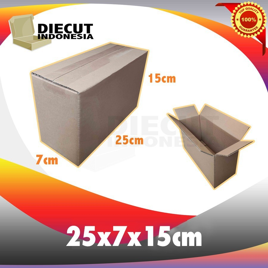 

Box BARU uk 25x7x15 cm kardus kotak baru packing packaging polos sheet