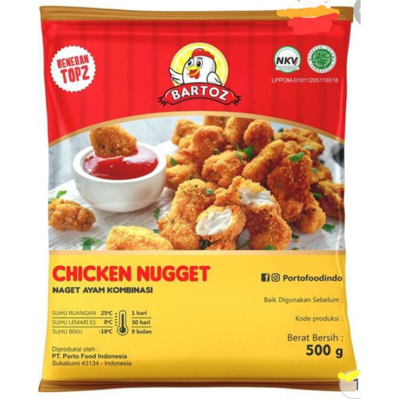 

BARTOZ Chicken Nugget 500gr