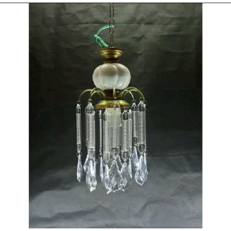 lampu hias gantung ruang tamu / ruang tengah cemot mini 1bohlam