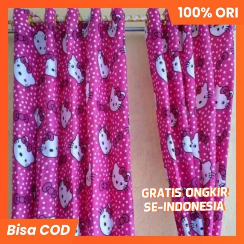 Hordeng hello Kitty / gorden karakter hello kitty / korden plisket hello kitty