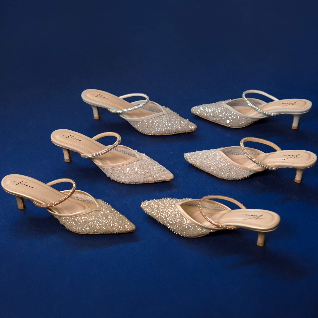 Dazzle Sepatu Wanita Hak Tinggi / Pump Shoes / Heels Kondangan / Hak Runcing/ Sepatu Pesta Wanita