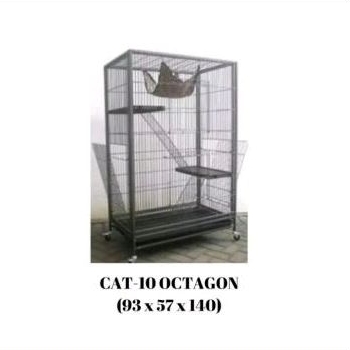 Kandang Kucing Tingkat Octagon Cat-10(9357140)