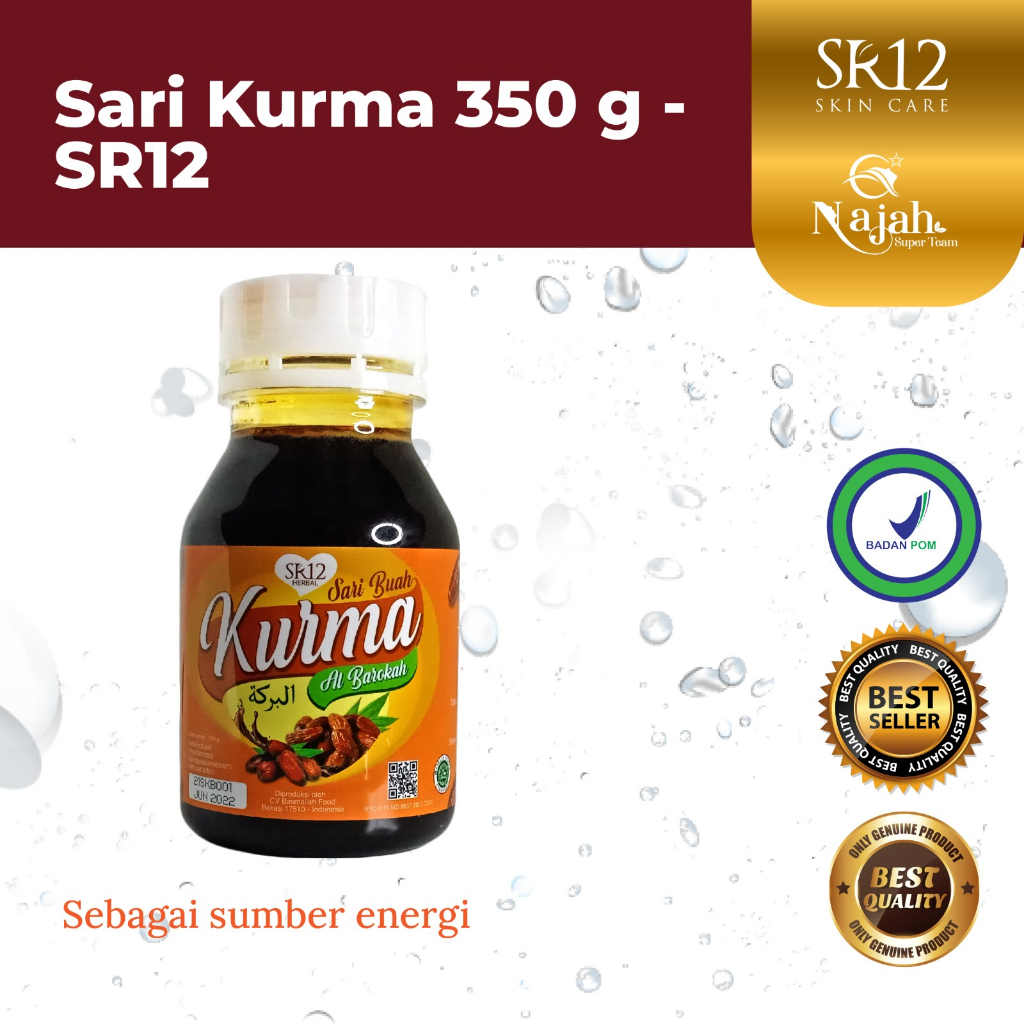 

SARI BUAH KURMA AL BAROKAH SR12 Sari Kurma Asli Untuk Meningkatkan Stamina Tubuh Dapat Mencegah Anemia Herbal 350 g