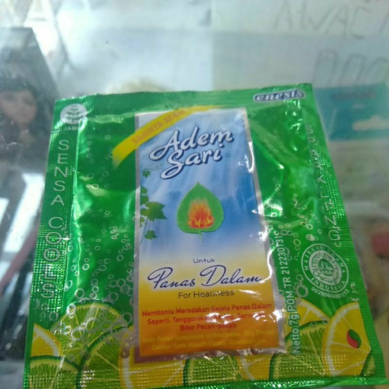 

ADEMSARI SACHET UNTUK PANAS DALAM NETTO 7 GRAM