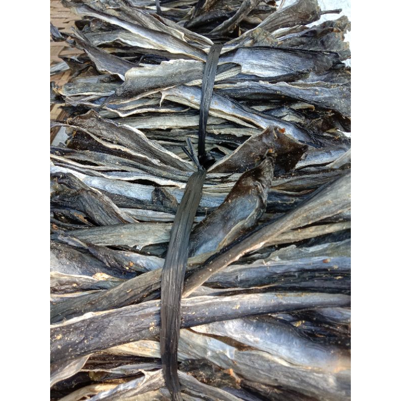 krupuk kulit ikan patin 500gram mentah jemur