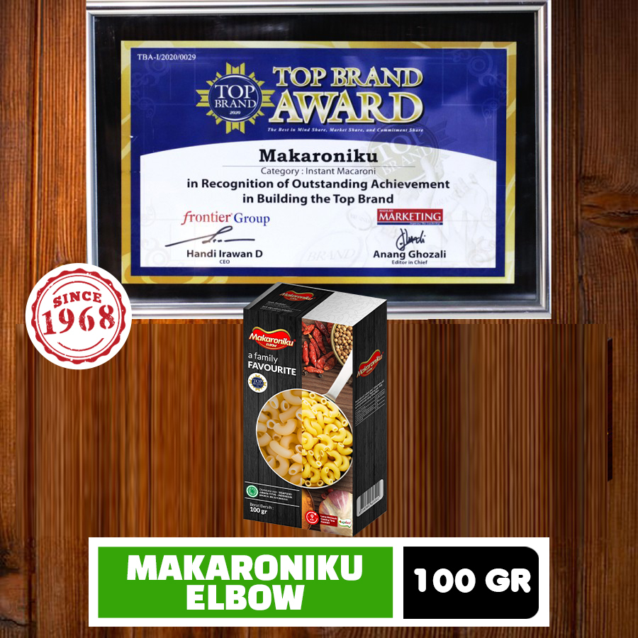 

Makaroniku Elbow Kemasan 100 GRAM