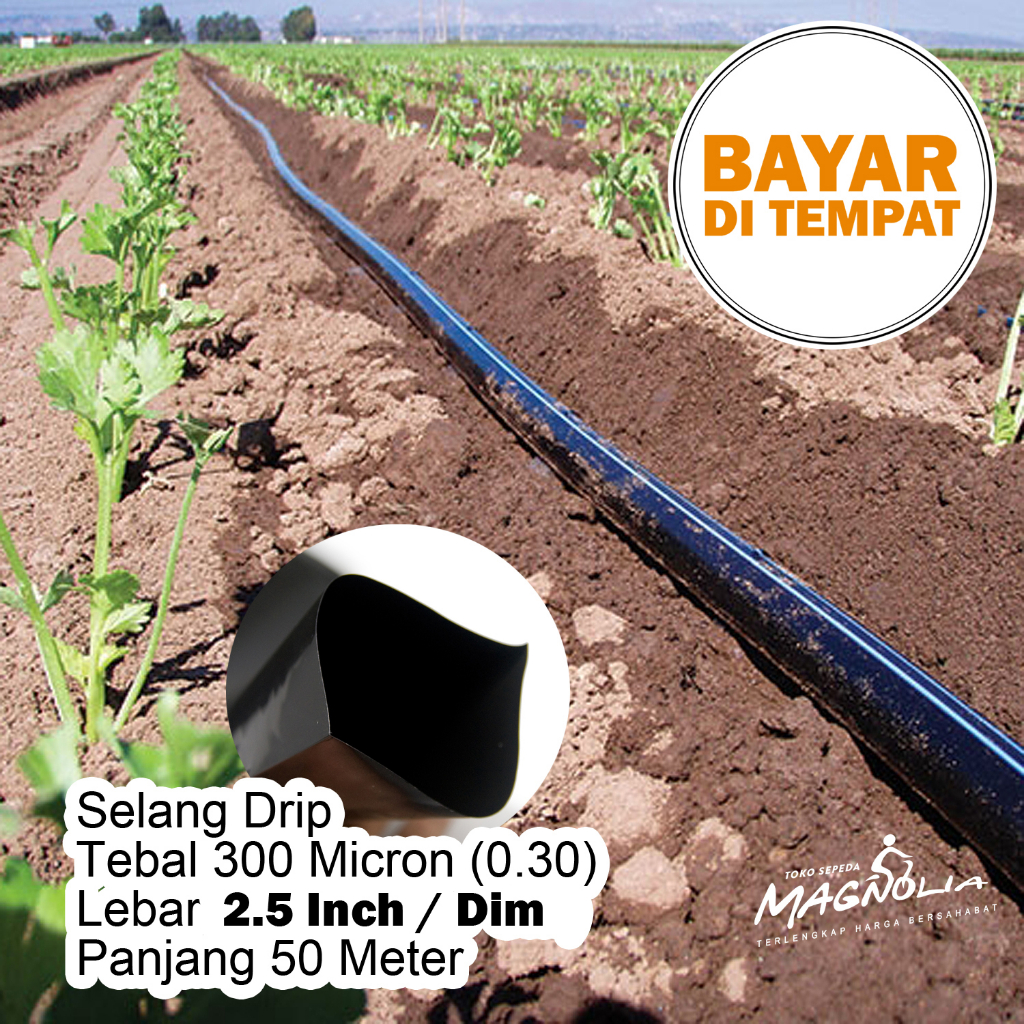 Selang Drip Drib 2.5 Inch/Dim Plastik Induk Irigasi Tebal Kuat