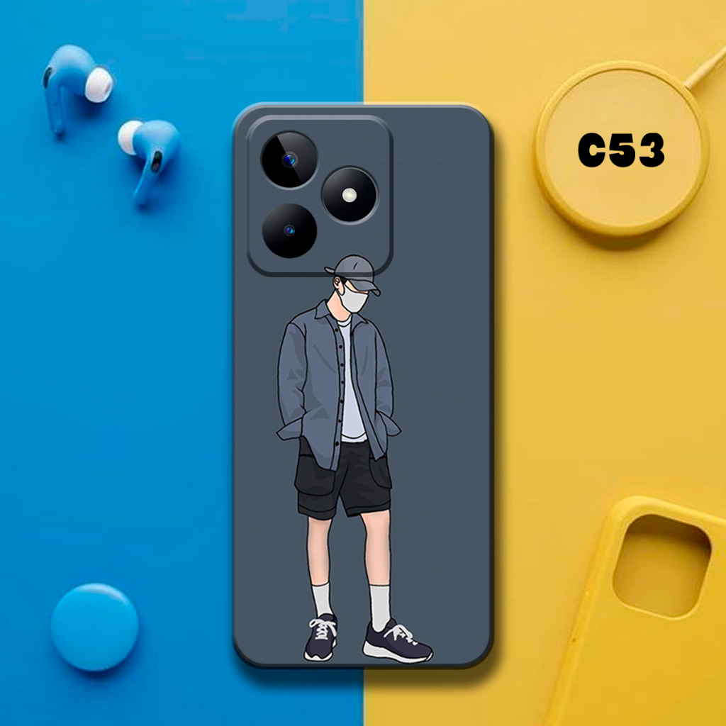 Case Hp Realme C53 - Casing Hp Realme C53 - Internal.Id - Fashion Case KARAKTER - Case Cewek - Case 