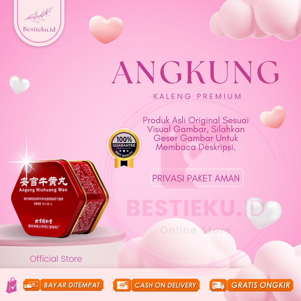 ANGKUNG KALENG PREMIUM ANGONG NIUHUANG WAN ORIGINAL herbal STROKE - 1 PREMIUM