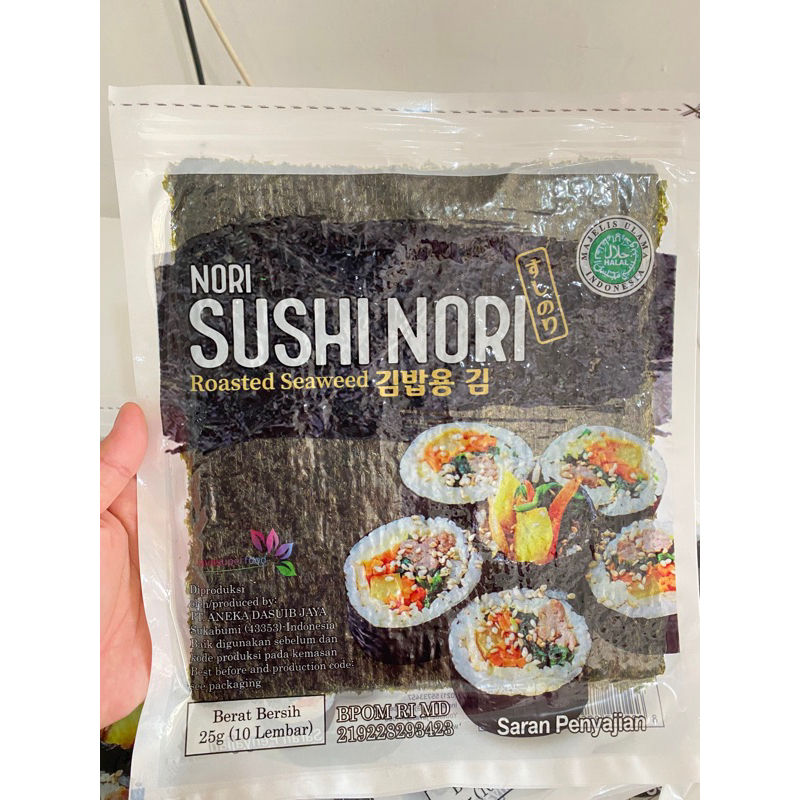 

sushi nori isi 10 lembar
