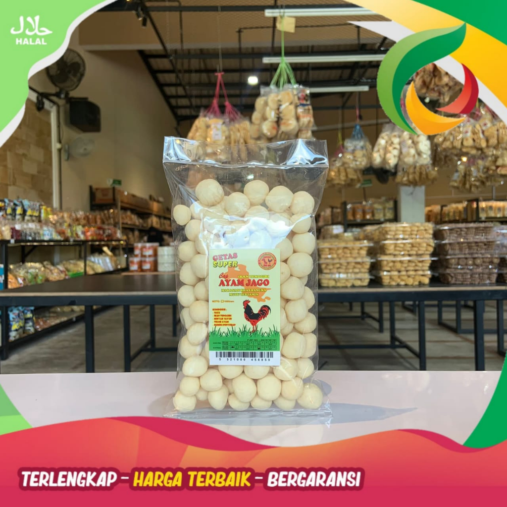 

GETAS SUPER CAP AYAM JAGO 100GR BULAT KHAS BANGKA