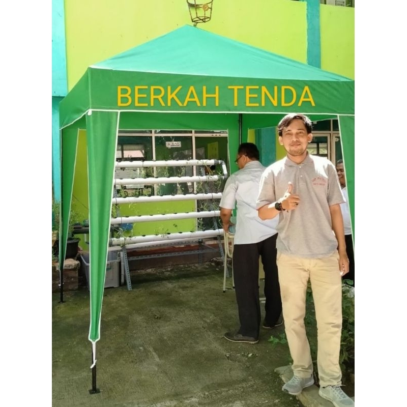 TENDA CAFE UKURAN 2X2 SISTEM BONGKAR PASANG