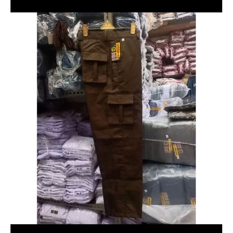 CELANA PRAMUKA PANJANG PDL SMP-SMA / CELANA PRAMUKA PDL / CELANA PANJANG PRAMUKA KANTONG BANYAK SMP-