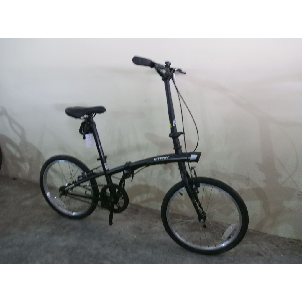 BTWIN SEPEDA LIPAT 20 INCH TILT 100 BLACK