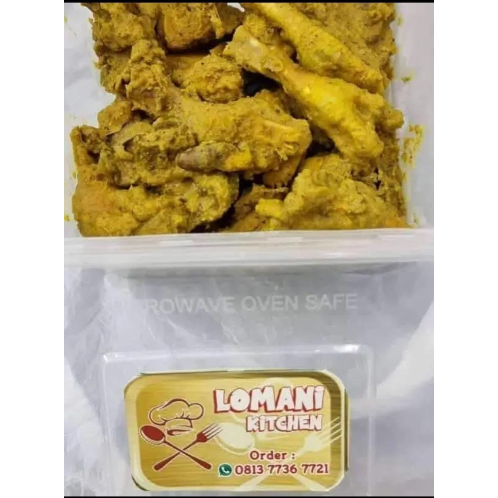 

Ayam Ungkep Kampung perekor free sambel bawang Lomani Kitchen