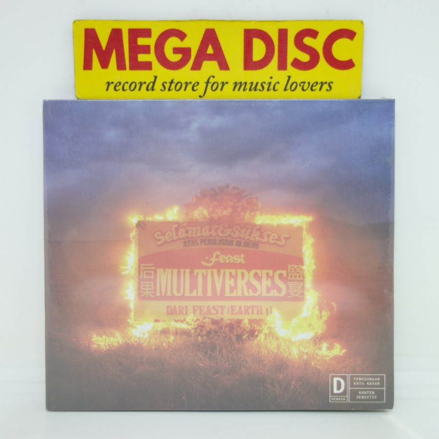 CD Feast - Multiverses Album Audio Music Indonesia