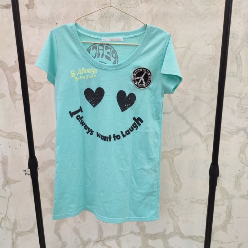 Emsexcite Kaos Unik Biru Tosca