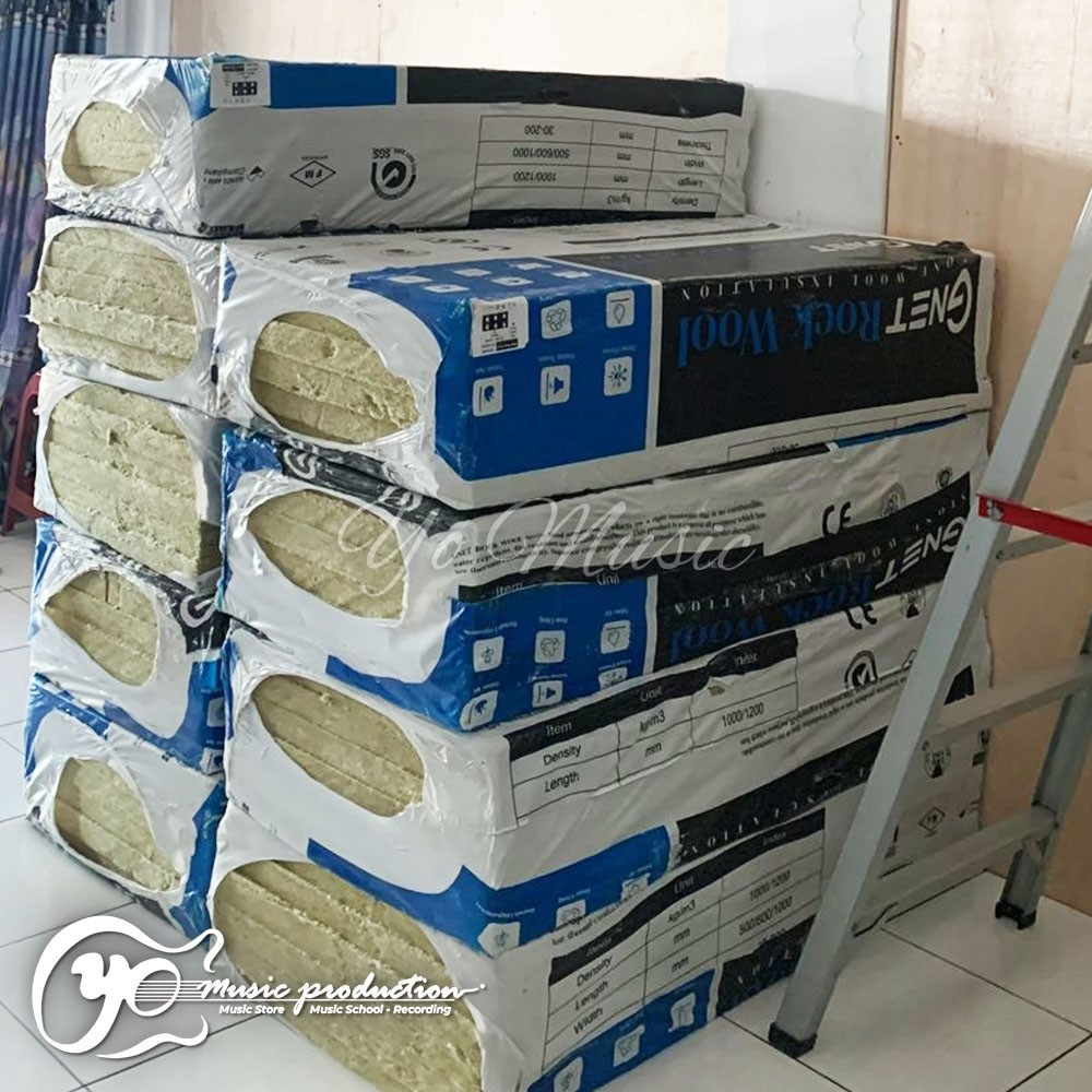 Rockwool Peredam Suara Ruangan Music Gnet Original Import