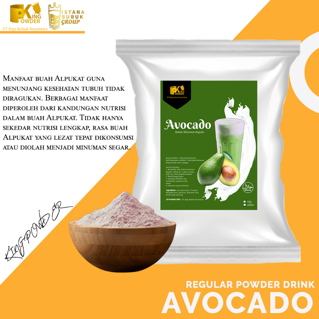 

Bubuk Alpukat Bubuk AVOCADO 1KG Bubuk Avocado 1Kg Bubuk Minuman Alpukat 1Kg Bubuk Rasa Alpukat 1Kg