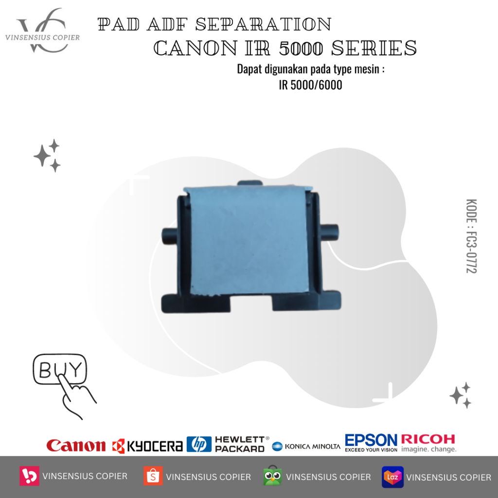 PAD SEPARATION ADF CANON IR 5000/6000