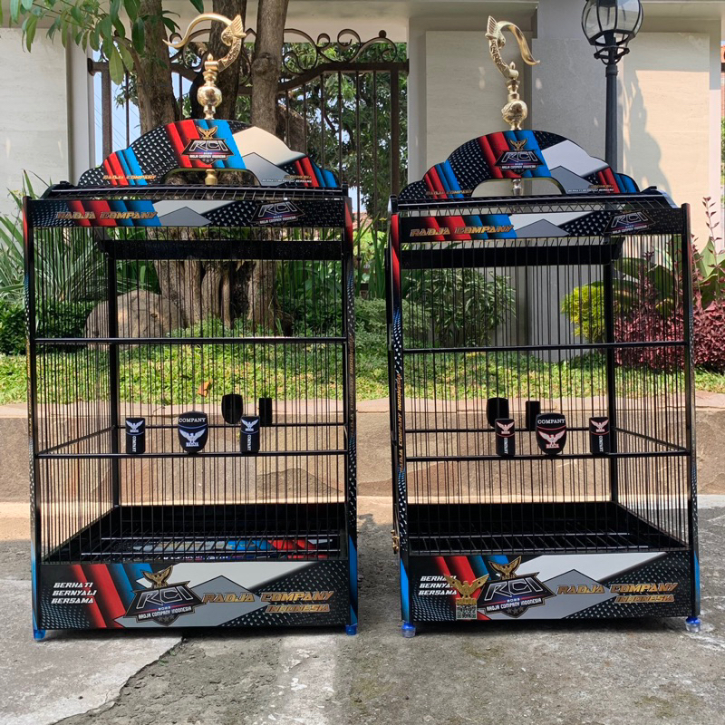 SANGKAR KANDANG KOTAK RADJA COMPANY RCI DECAL NO 1 DAN 2